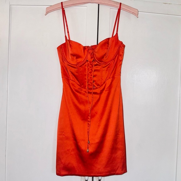 Oh Polly Lace Me Up Mini Dress - Picture 2 of 11